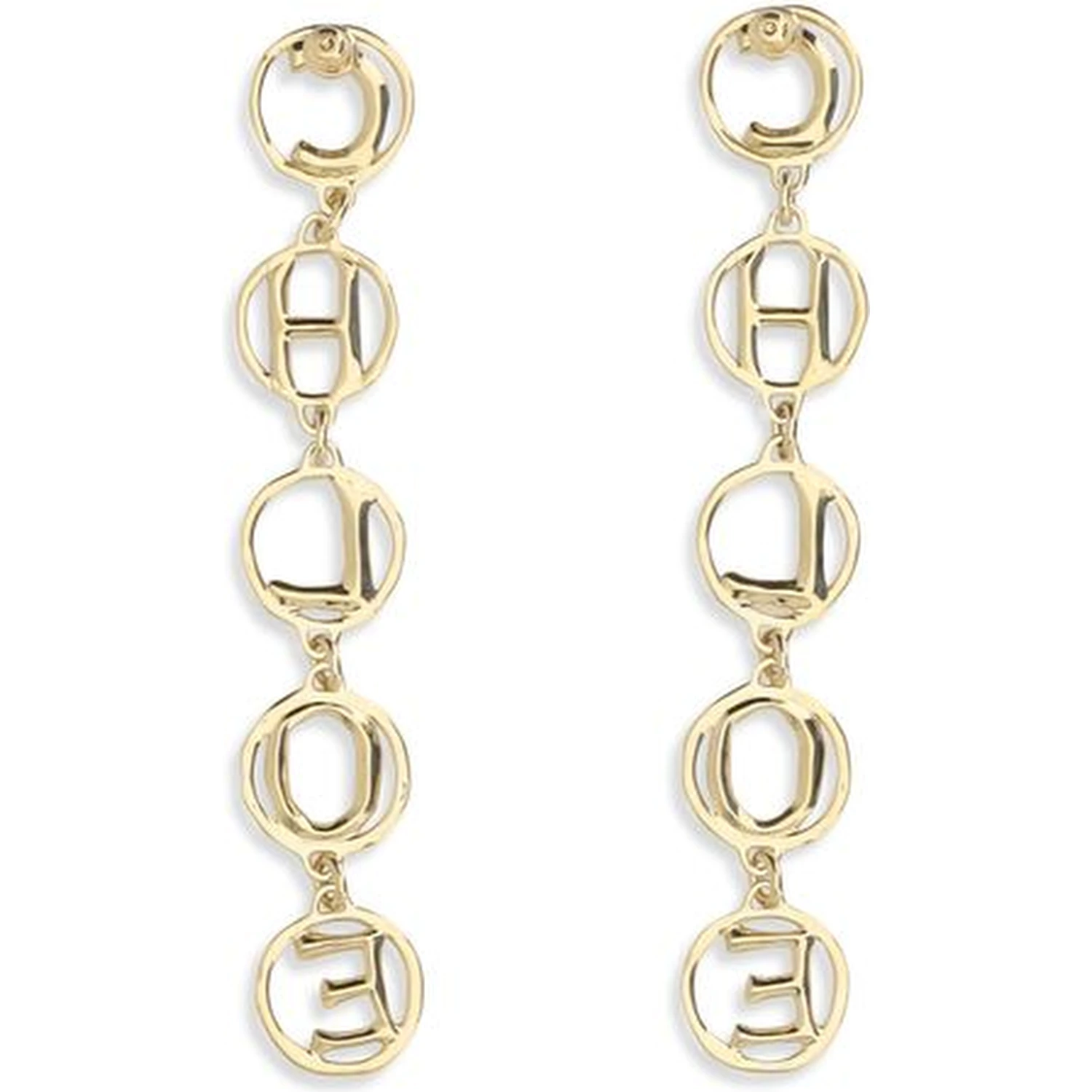 Gold Brass Earrings