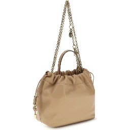 Beige Lamb Ovis Aries Aries Shoulder Bag