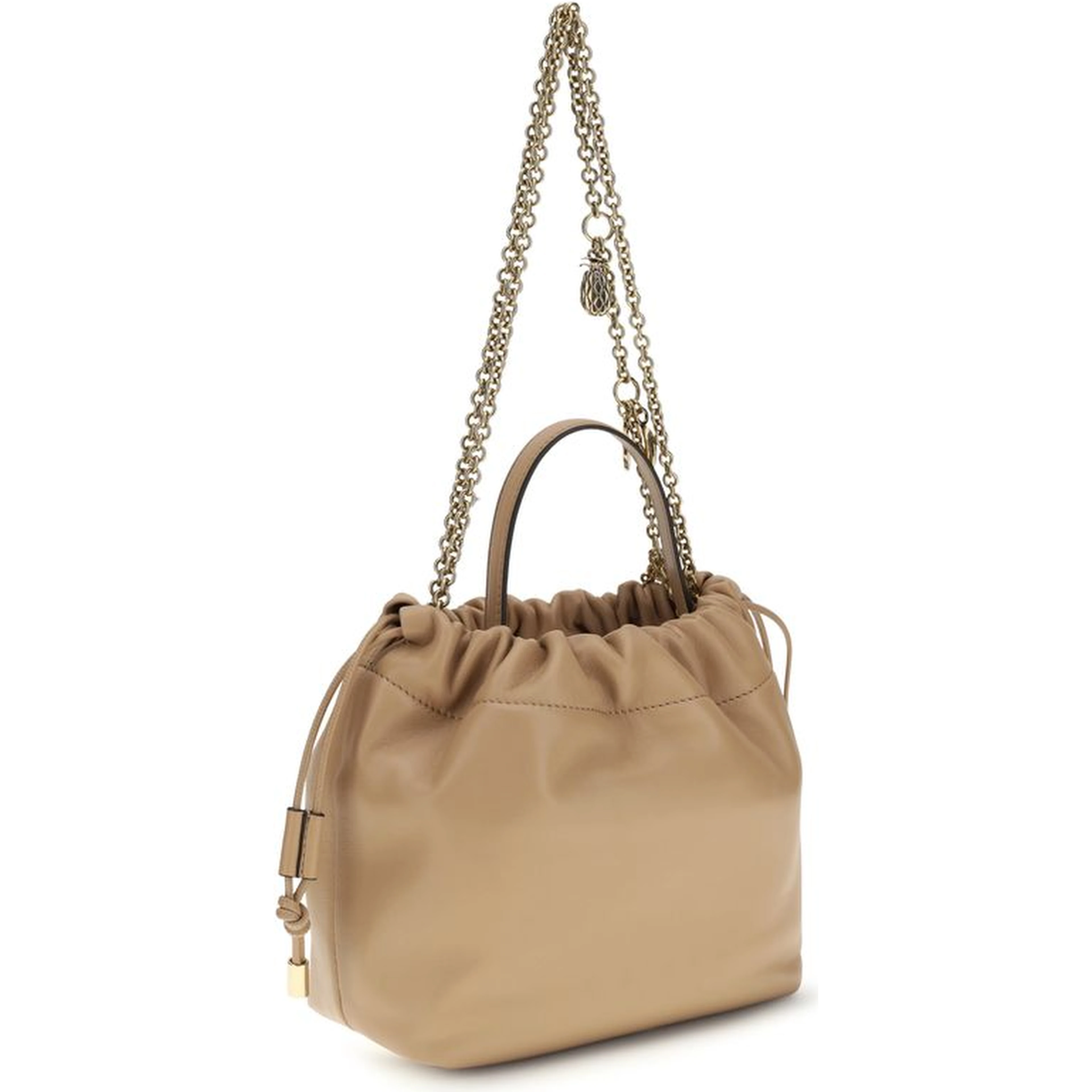 Beige Lamb Ovis Aries Aries Shoulder Bag