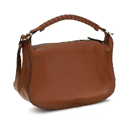 Brown Calf Leather Bos Taurus Shoulder Bag
