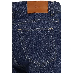 Blue Cotton Slim Fit Jeans