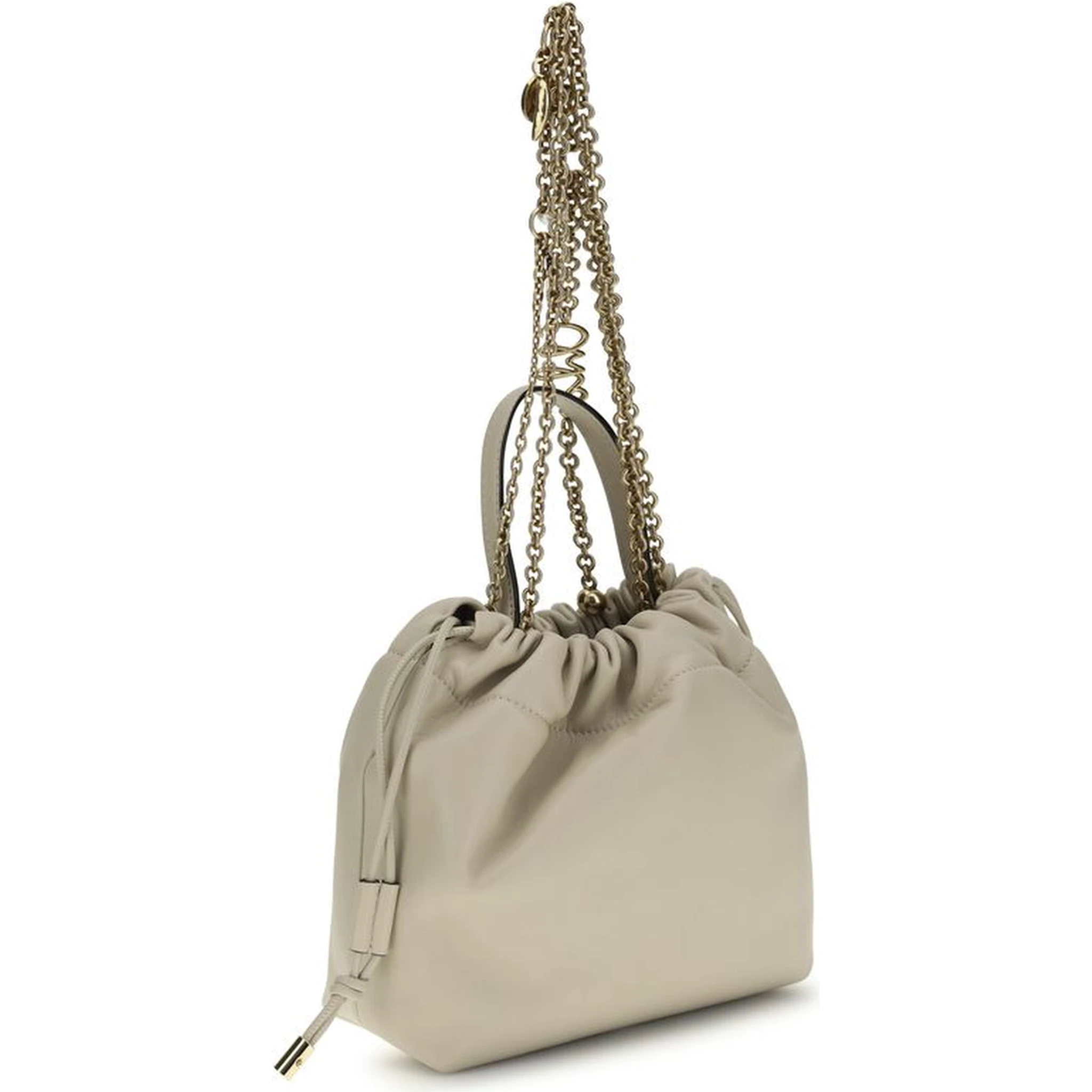 Beige Lamb Ovis Aries Aries Shoulder Bag
