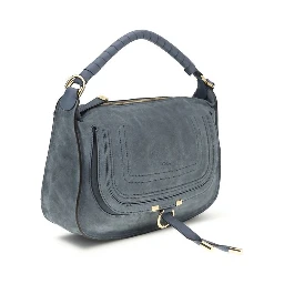 Blue Calf Leather Bos Taurus Shoulder Bag