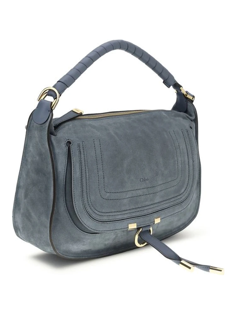 Blue Calf Leather Bos Taurus Shoulder Bag alternative