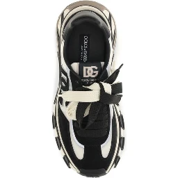Black Elastane Athletic Sneakers