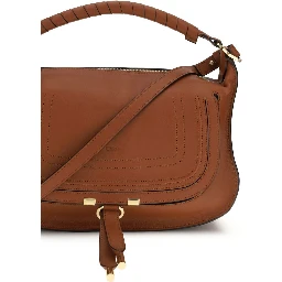 Brown Calf Leather Bos Taurus Shoulder Bag