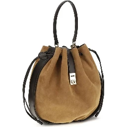 Brown Calf Leather Bos Taurus Shoulder Bag