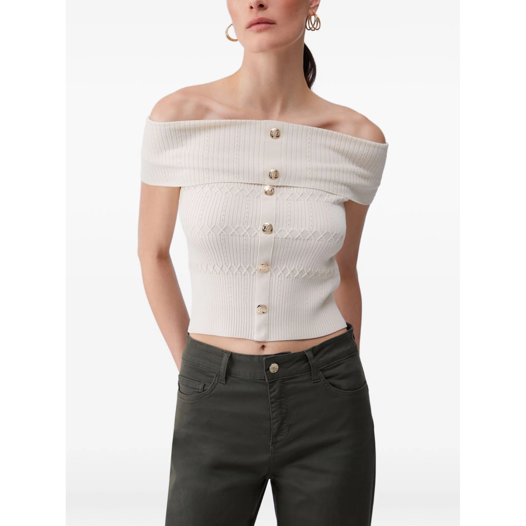 Liu Jo Sweaters Beige