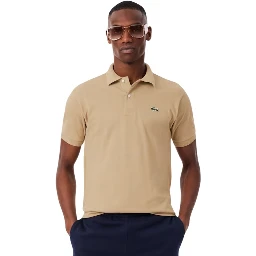 Lacoste T-shirts and Polos Beige