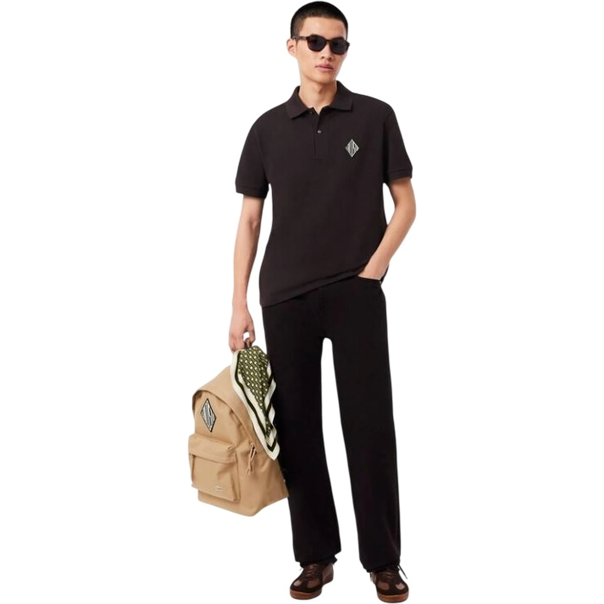 Lacoste T-shirts and Polos Brown