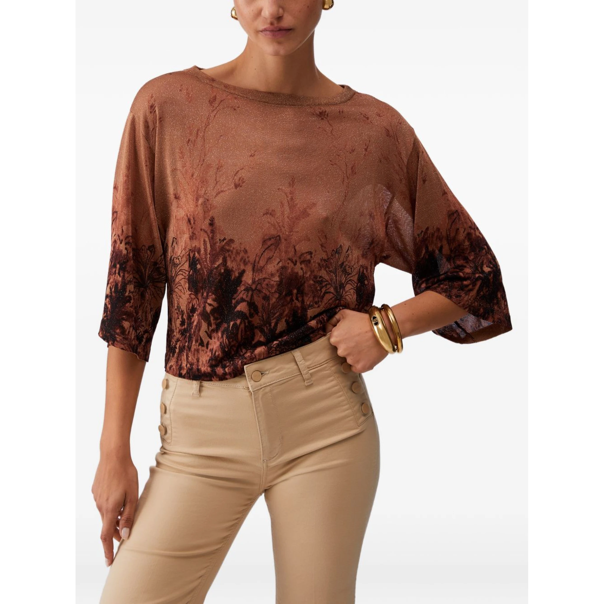 Liu Jo T-shirts and Polos Brown