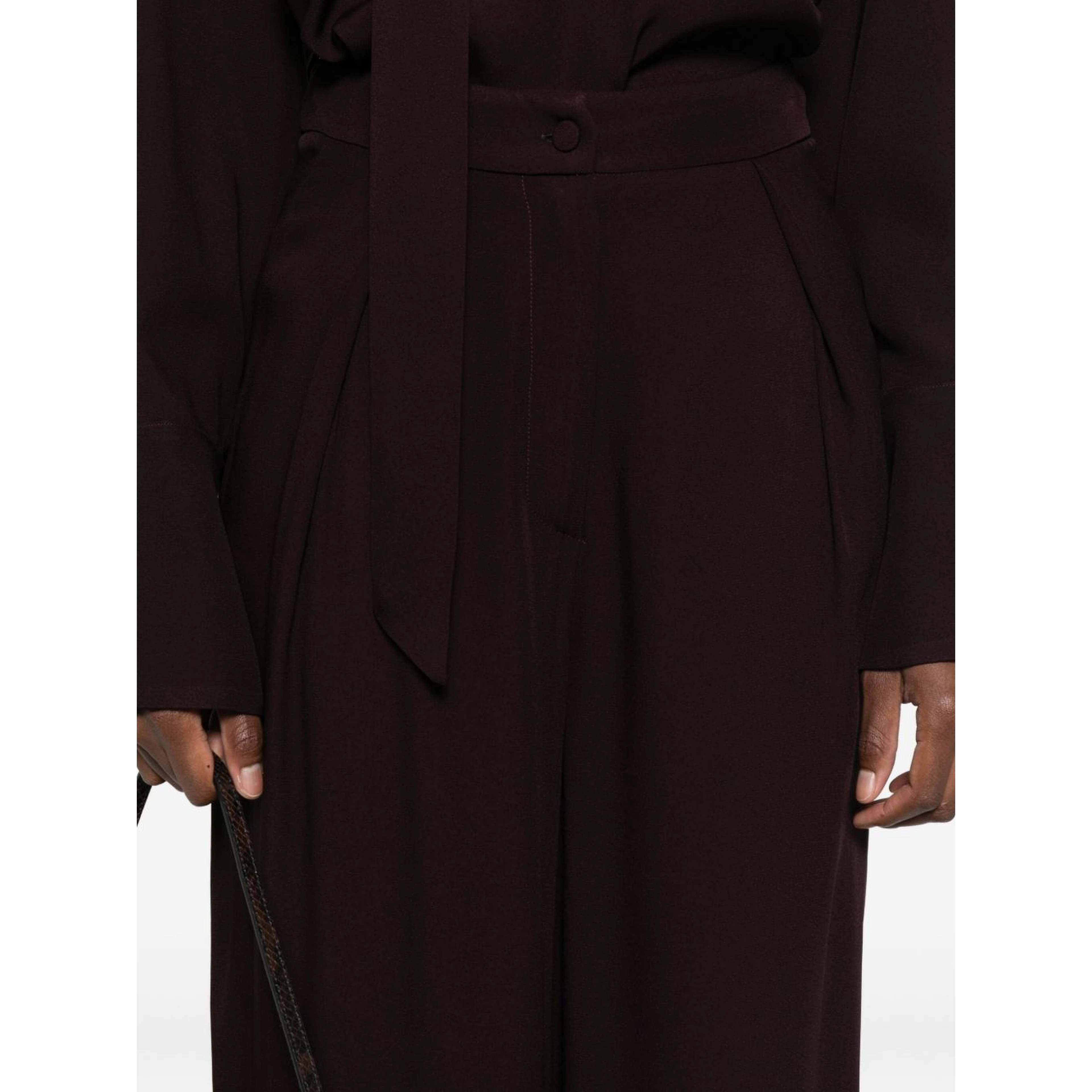 RAQUEL DINIZ Trousers Bordeaux