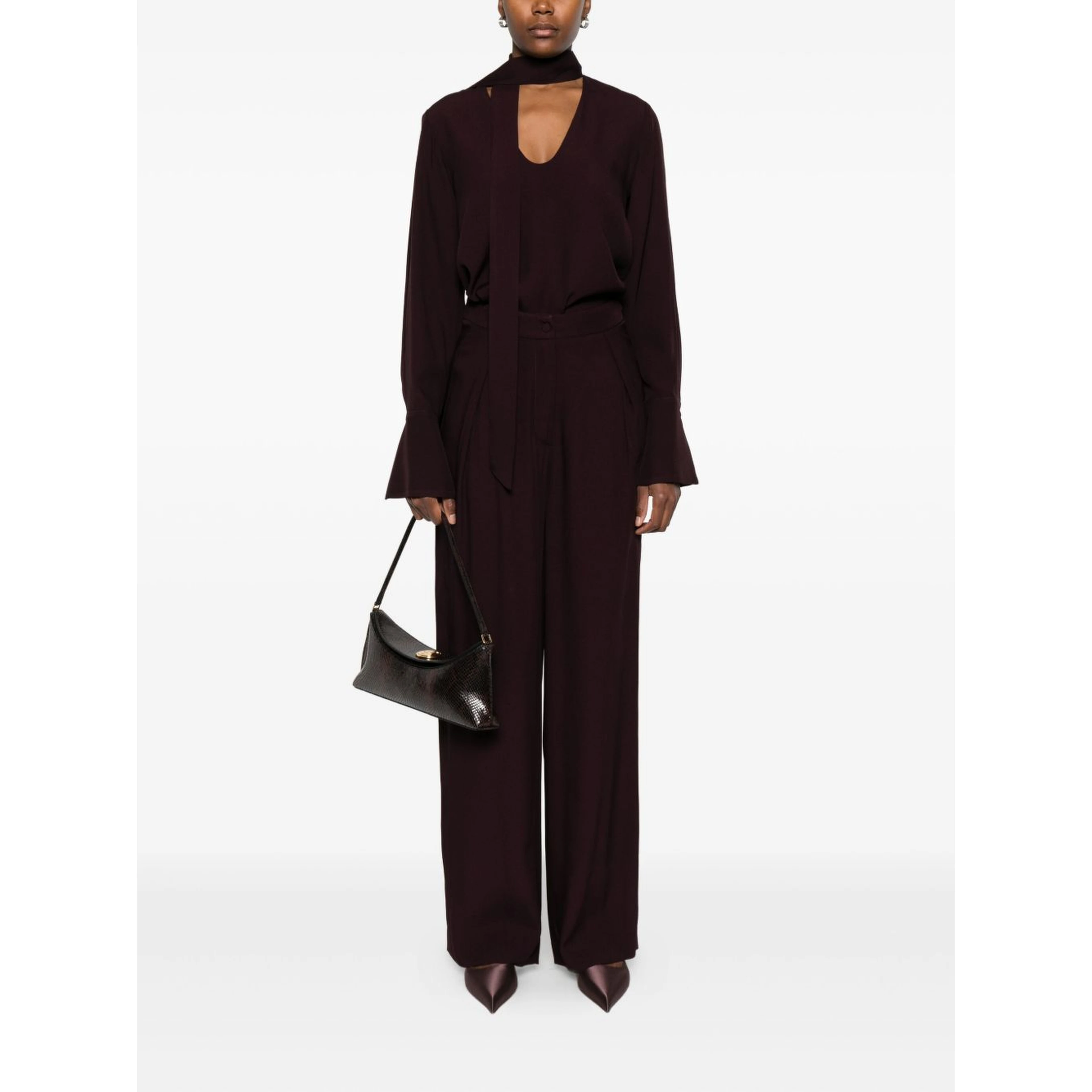 RAQUEL DINIZ Trousers Bordeaux