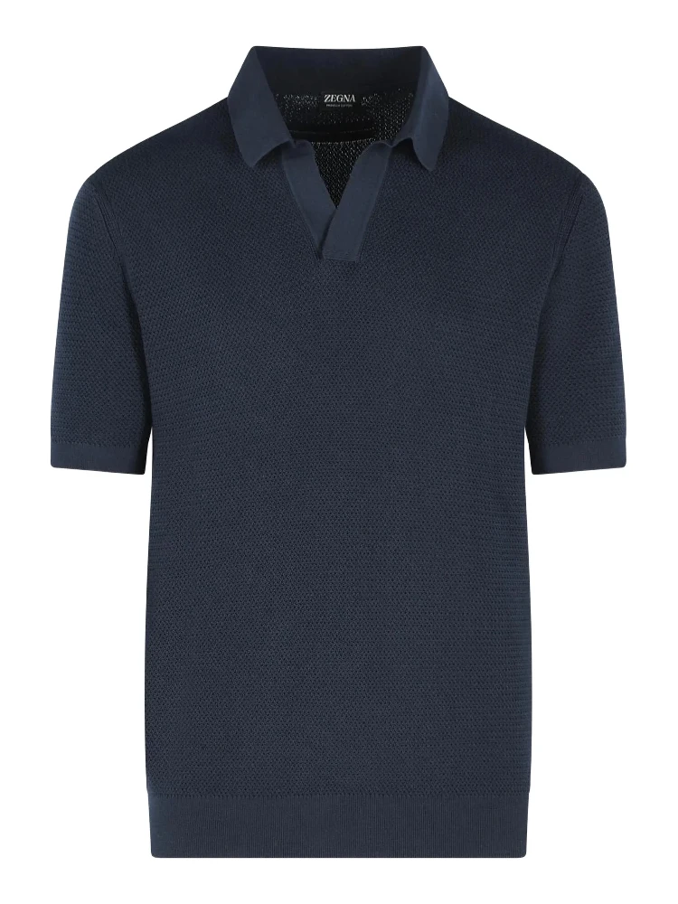 ZEGNA T-shirts and Polos Blue