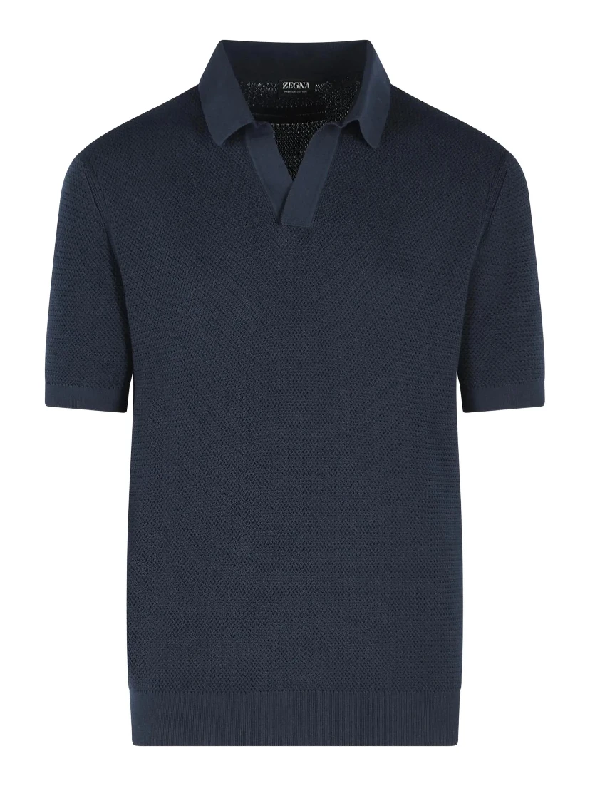 ZEGNA T-shirts and Polos Blue