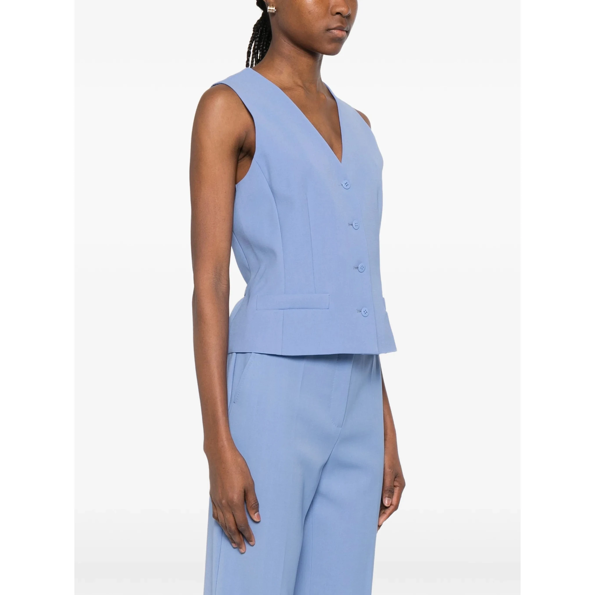 Max Mara Studio Jackets Clear Blue