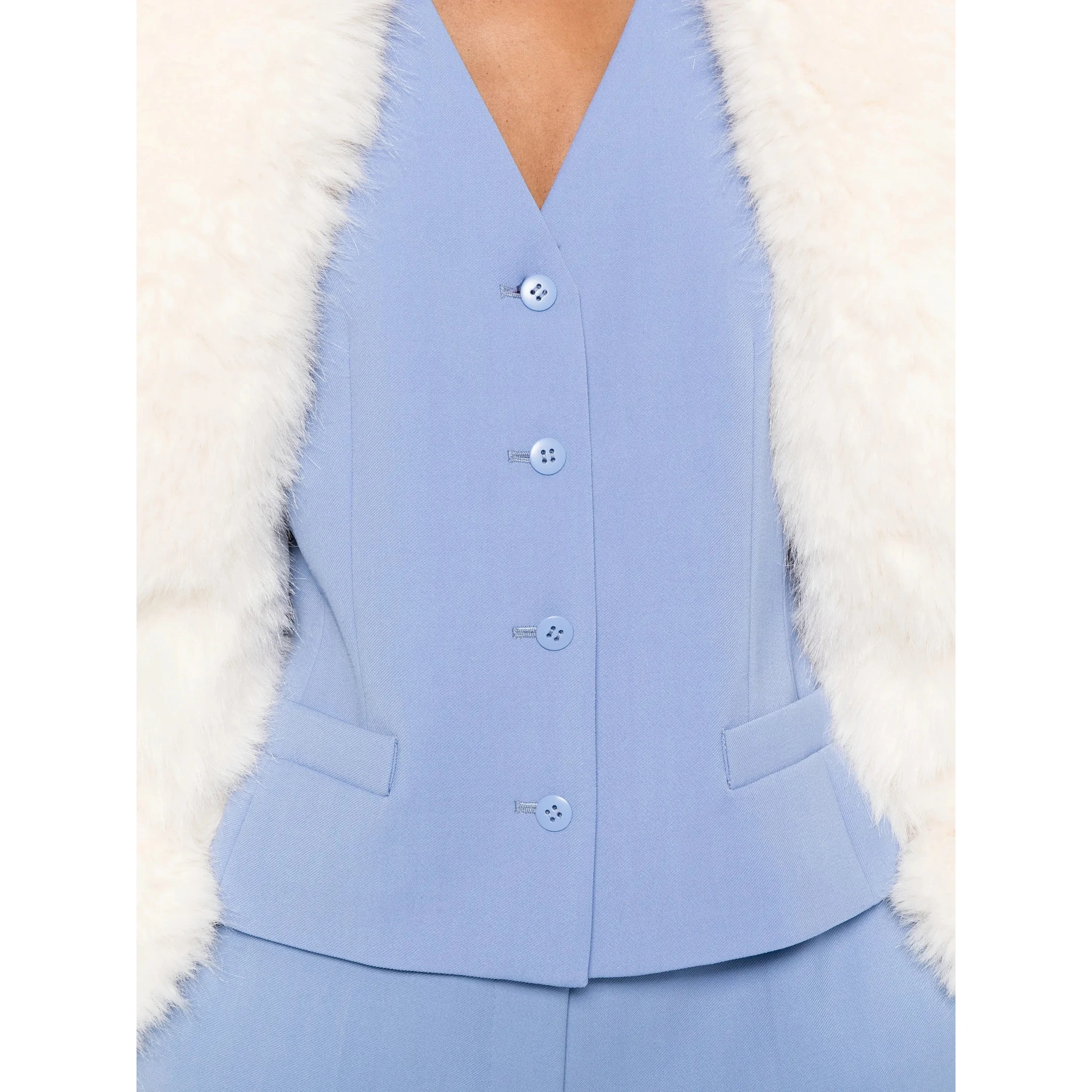 Max Mara Studio Jackets Clear Blue