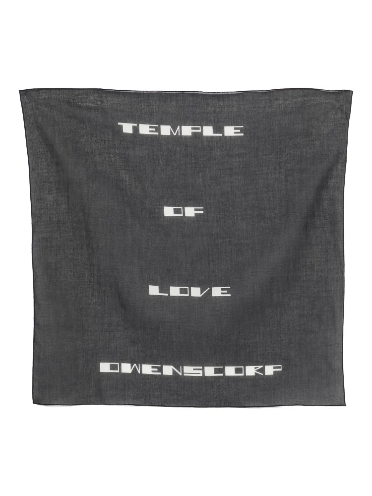 RICK OWENS DRKSHDW Scarfs Black