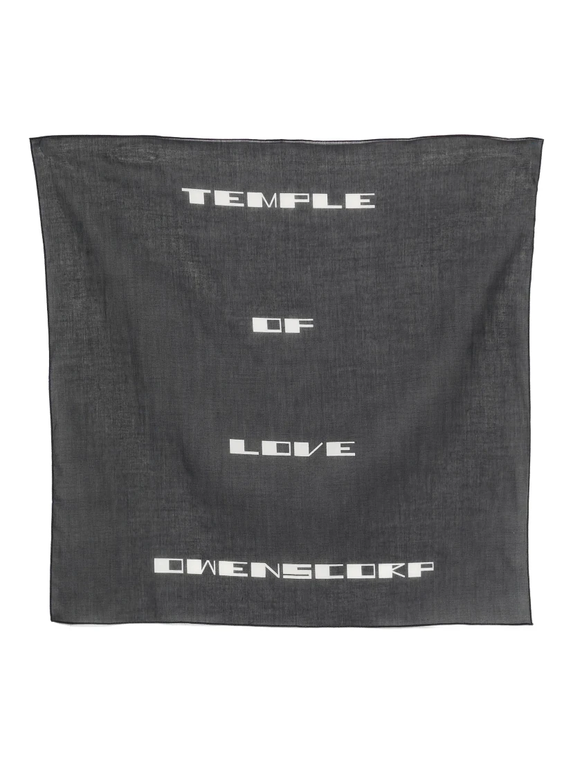 RICK OWENS DRKSHDW Scarfs Black