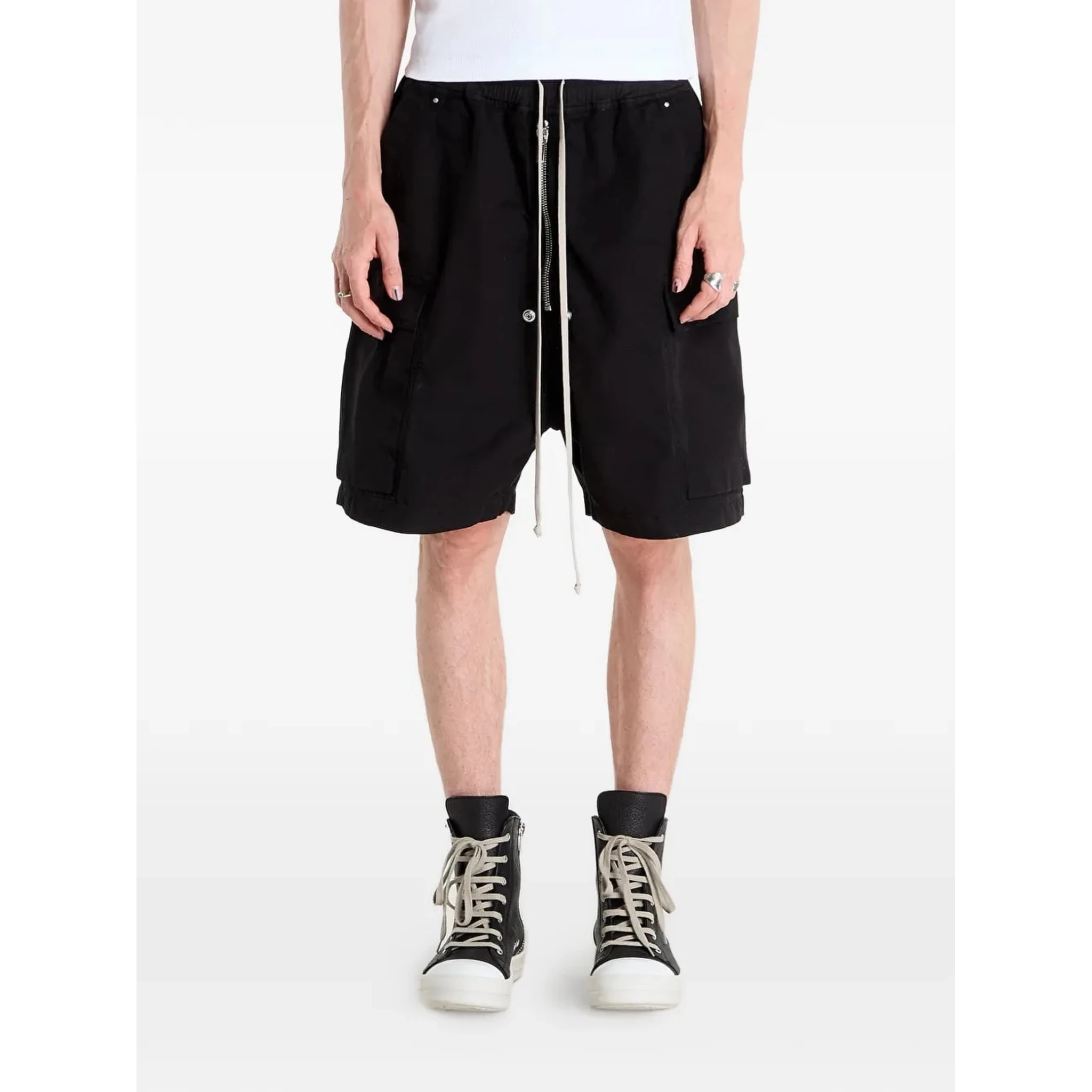 شورت أسود من ريك أوينز DRKSHDW