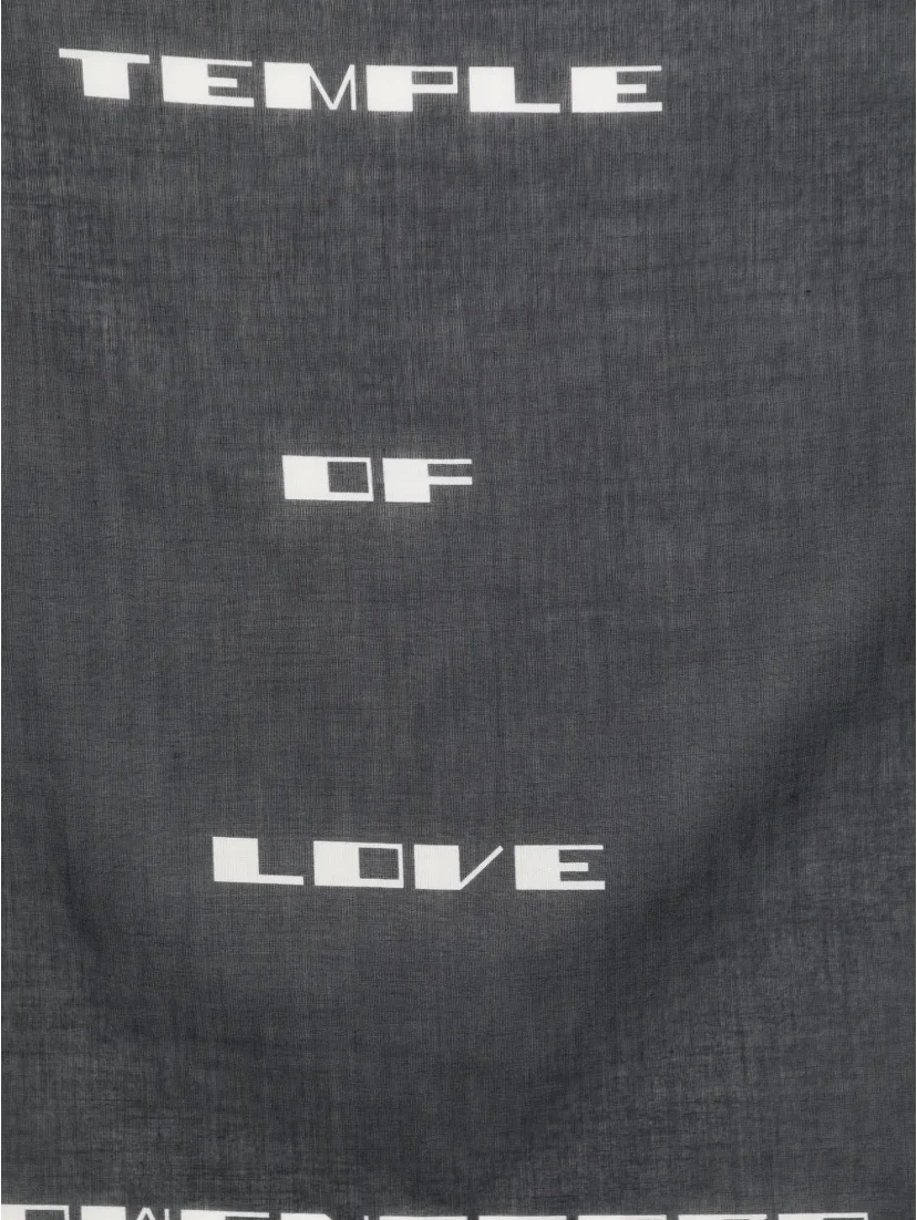 RICK OWENS DRKSHDW Scarfs Black