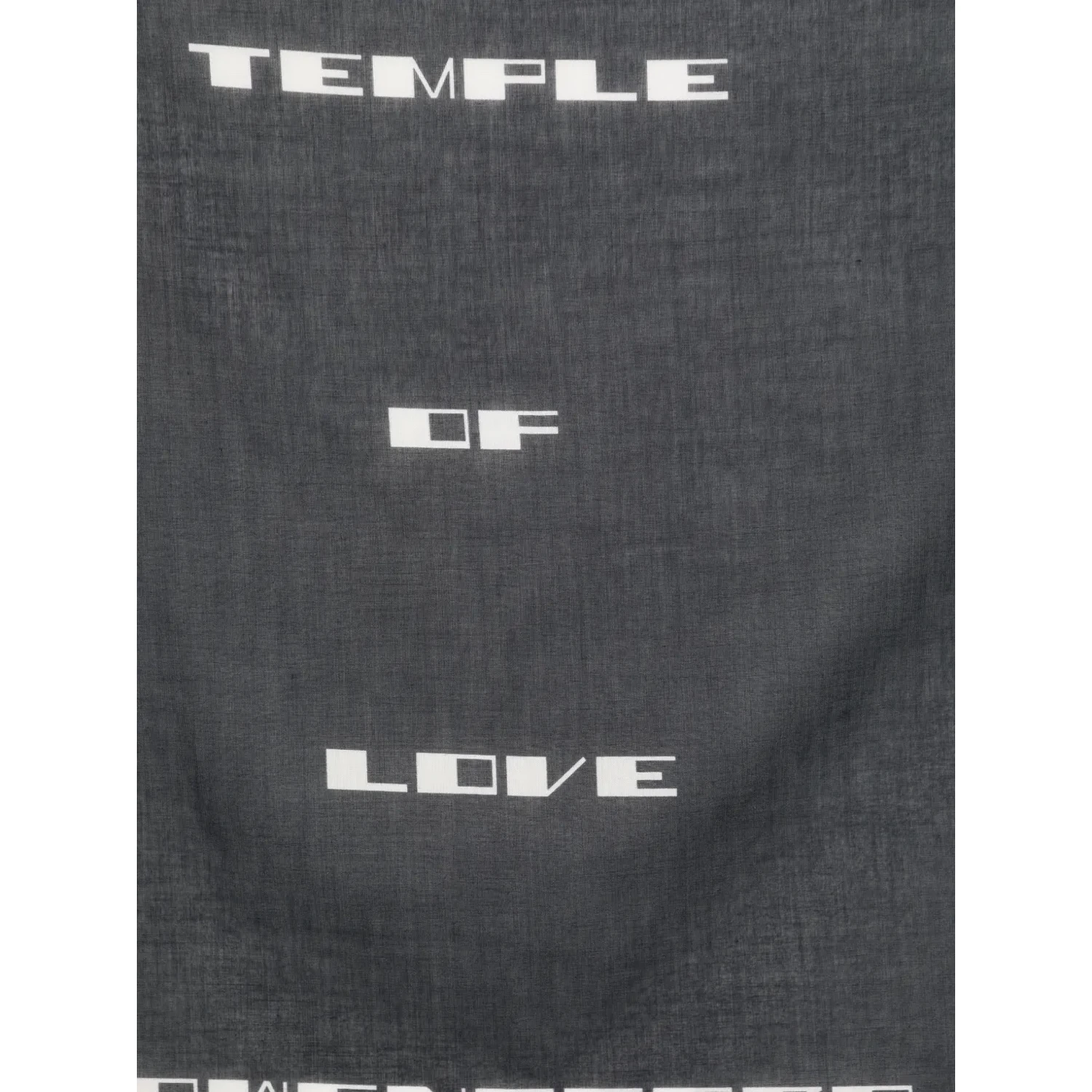 RICK OWENS DRKSHDW Scarfs Black