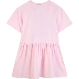 فساتين أطفال من كنزو باللون الوردي