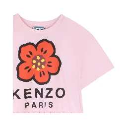 فساتين أطفال من كنزو باللون الوردي