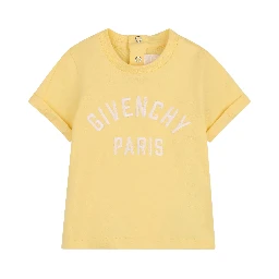 GIVENCHY KIDS T-shirts and Polos Yellow