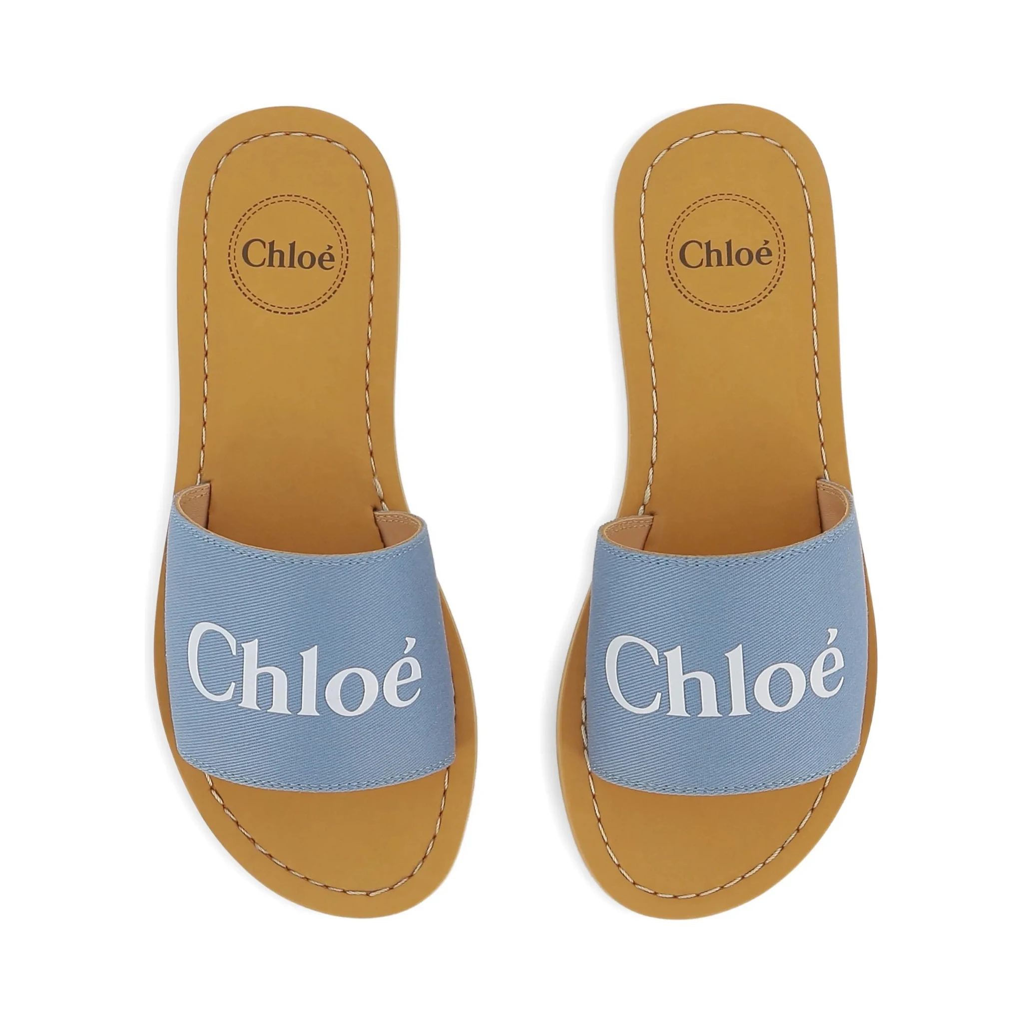 Chloè Sandals Clear Blue