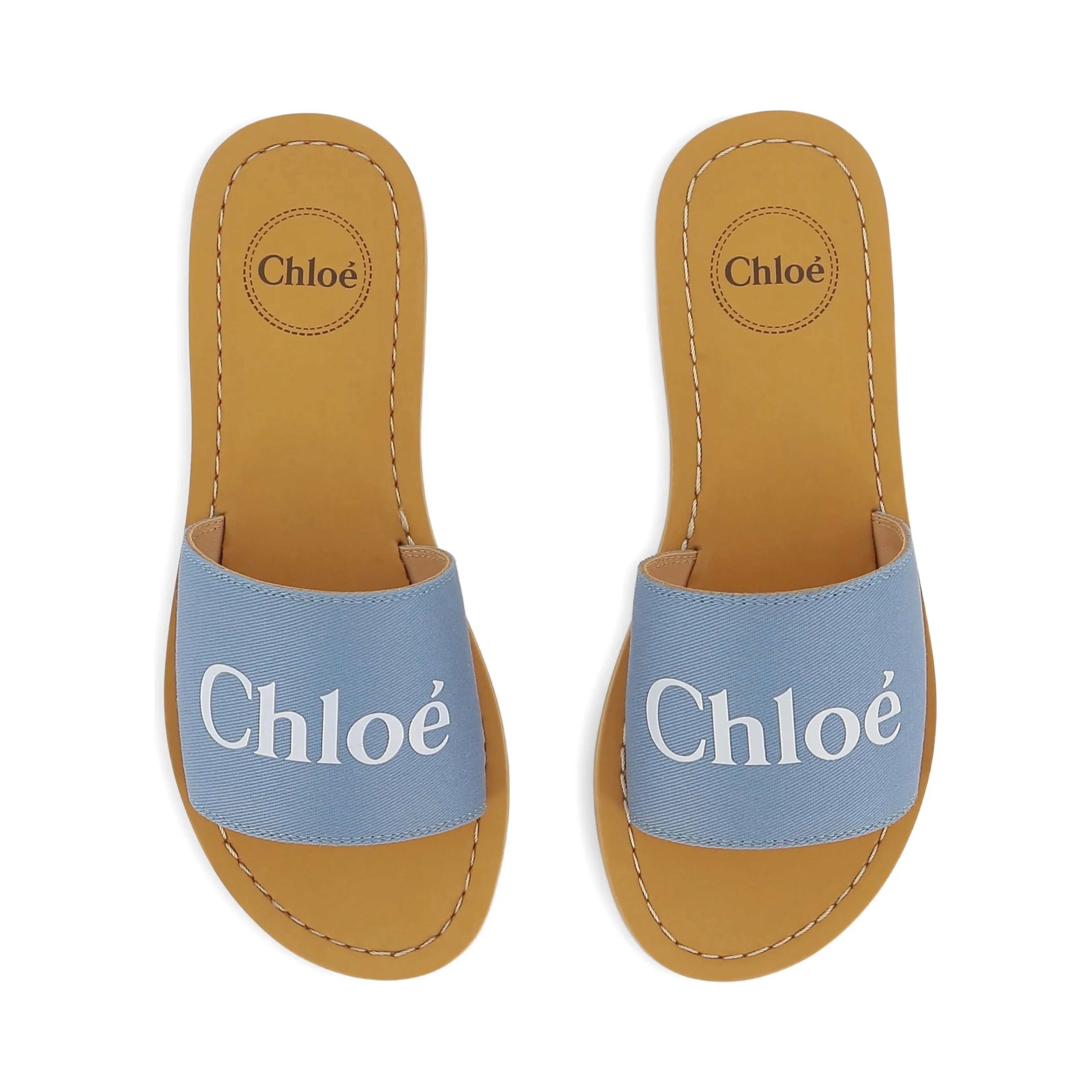 Chloè Sandals Clear Blue