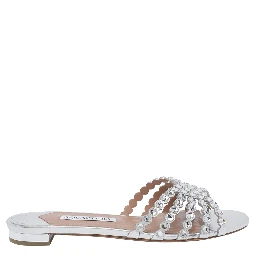 Aquazzura Sandals Silver