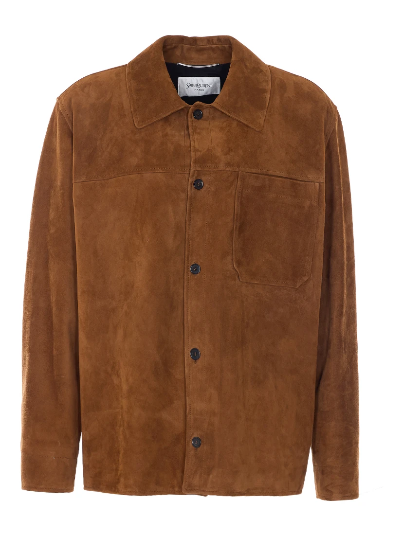 Saint Laurent  Jackets Brown