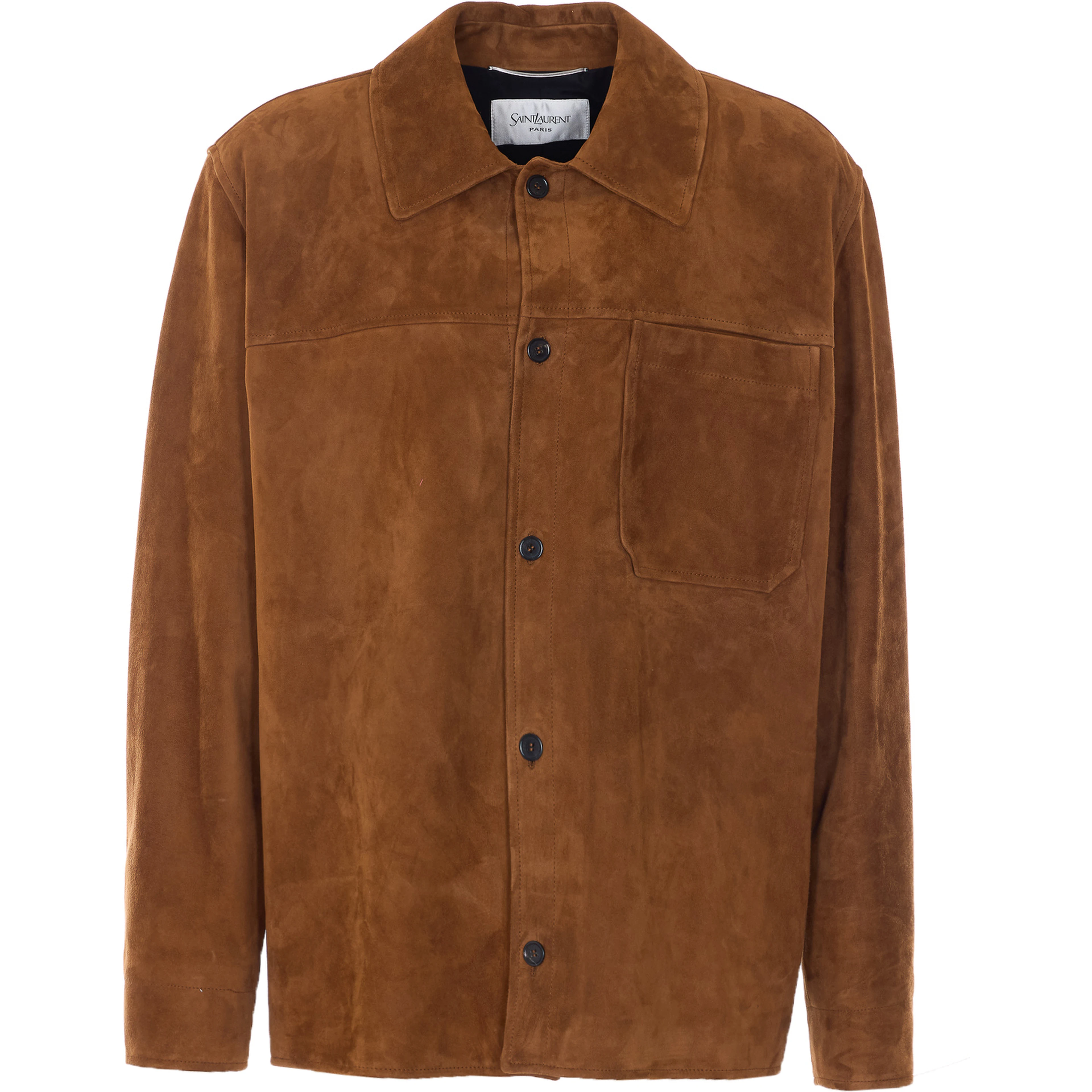 Saint Laurent Jackets Brown