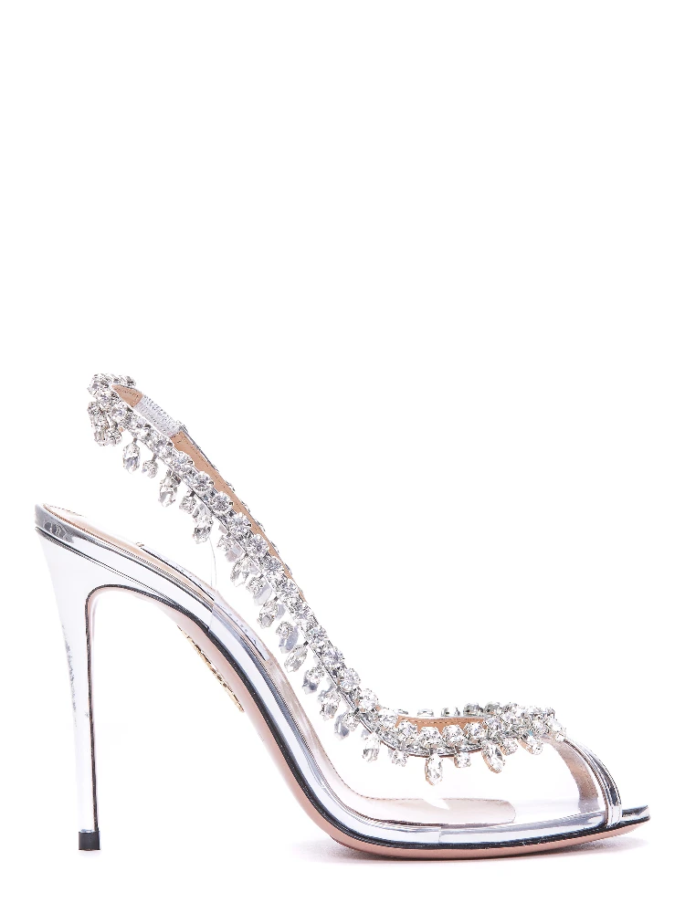 Aquazzura With Heel Silver