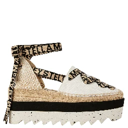 حذاء مسطح أبيض من ستيلا مكارتني