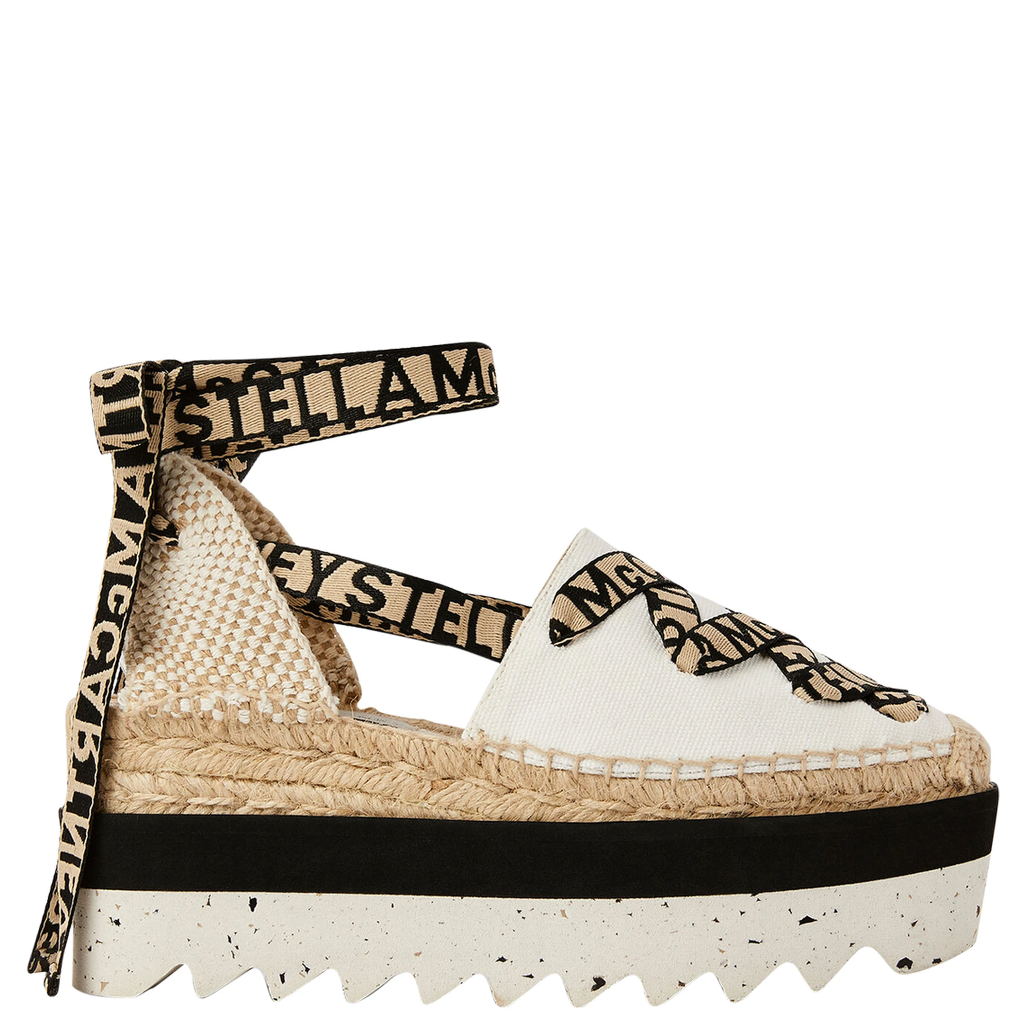 حذاء مسطح أبيض من ستيلا مكارتني