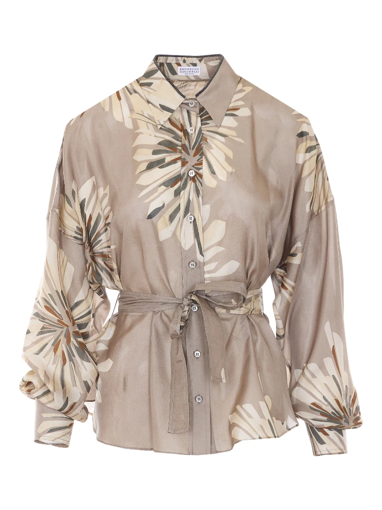 Brunello Cucinelli Shirts Beige