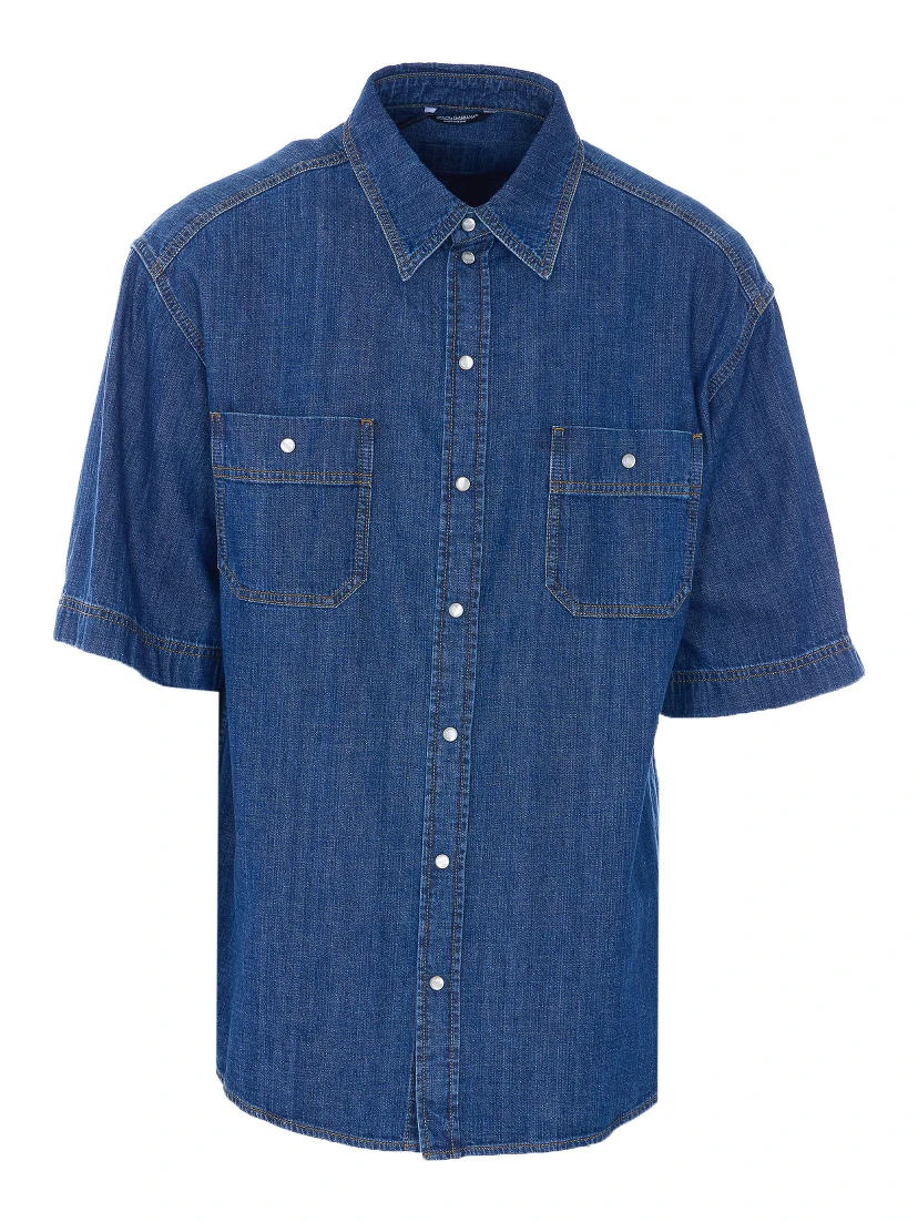 Dolce & Gabbana Shirts Blue