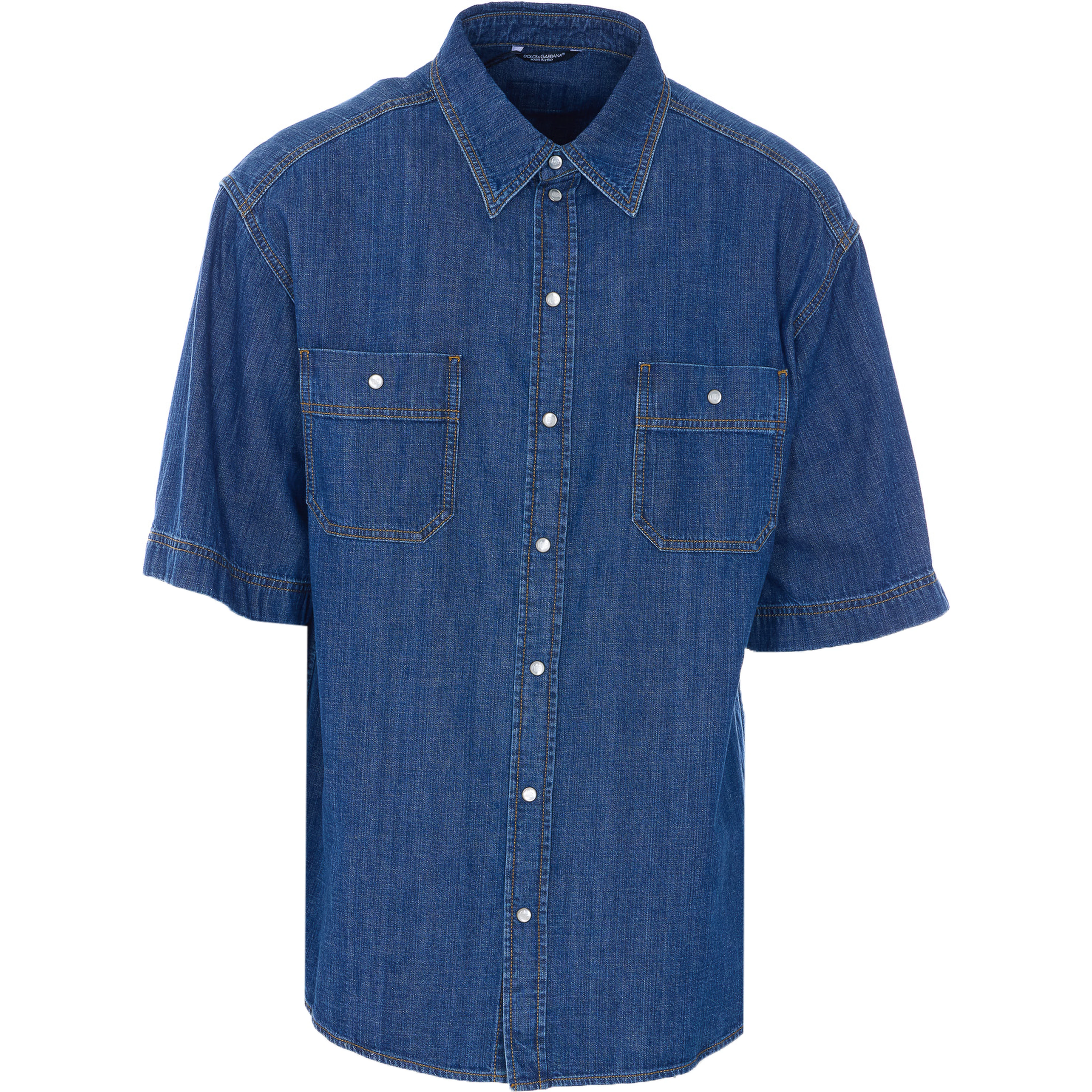 Dolce & Gabbana Shirts Blue