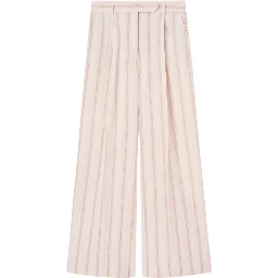 Cotton wide leg pants