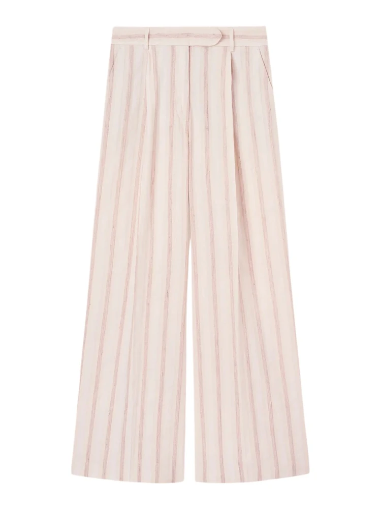 Cotton wide leg pants