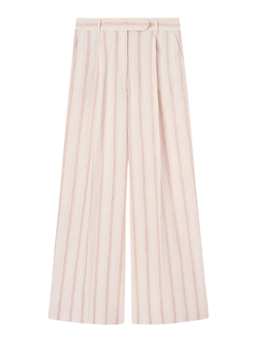 Cotton wide leg pants