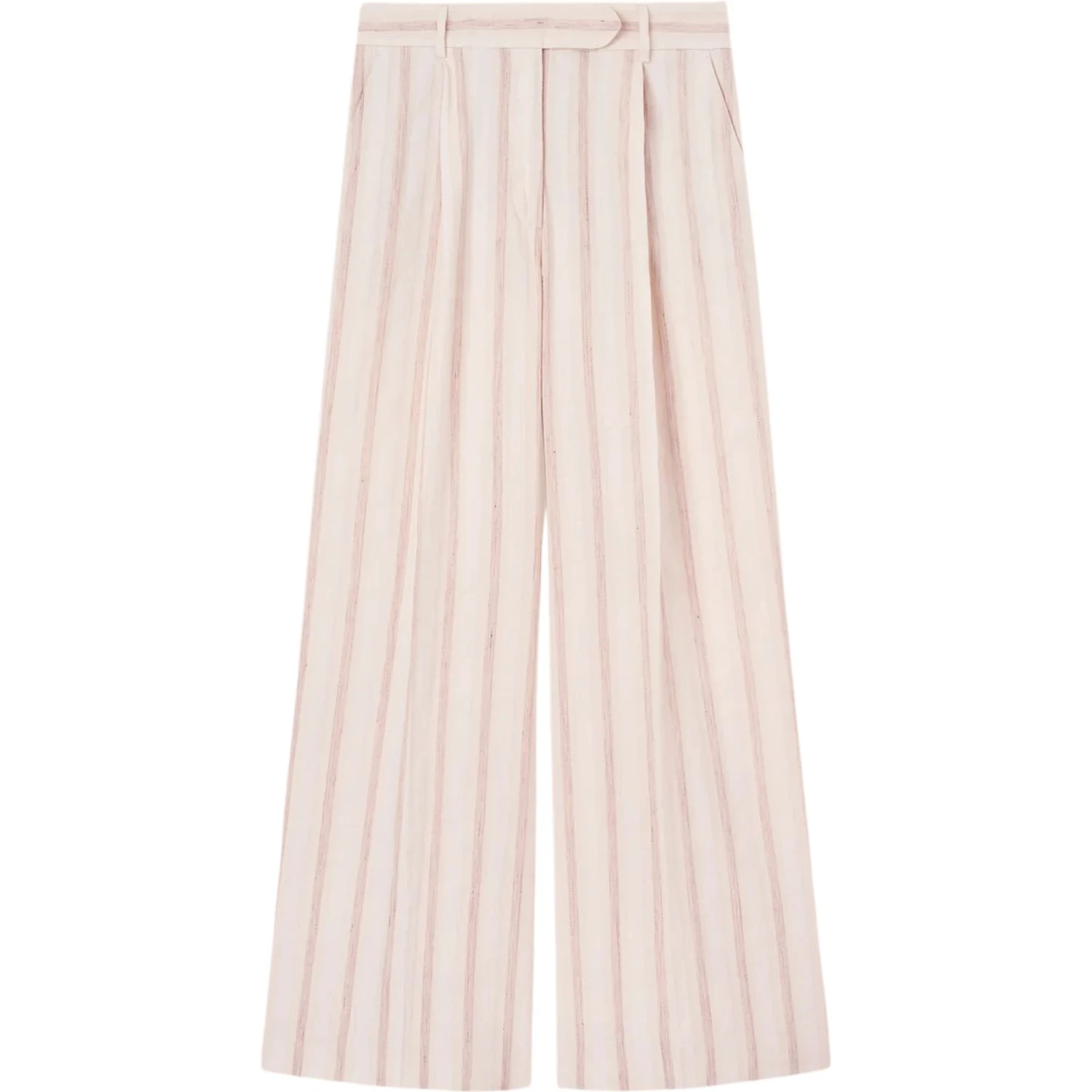Cotton wide leg pants