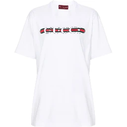 T-shirt in cotton jersey with logo