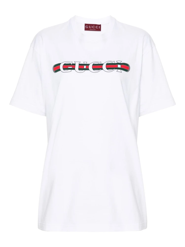 T-shirt in cotton jersey with logo