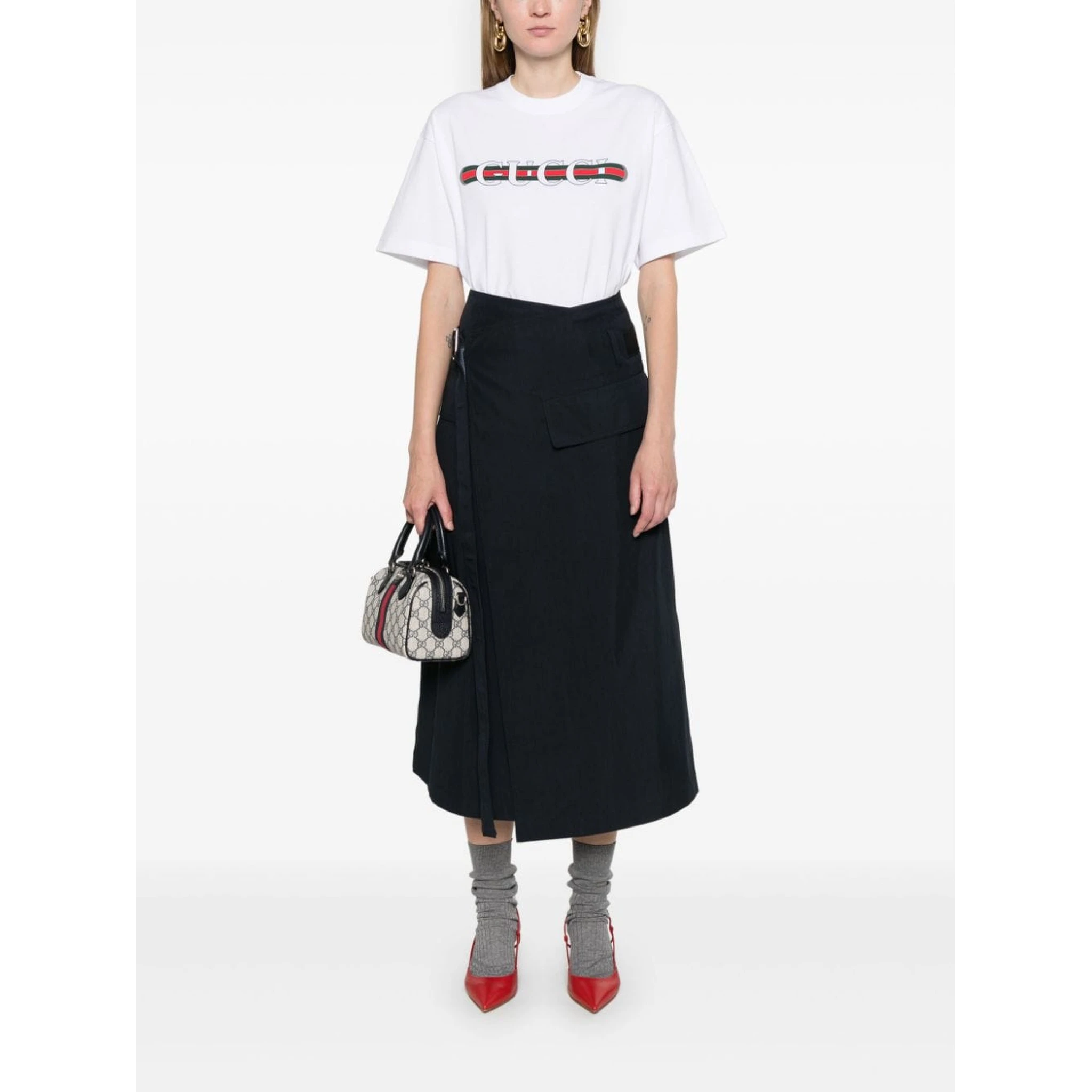 T-shirt in cotton jersey with logo