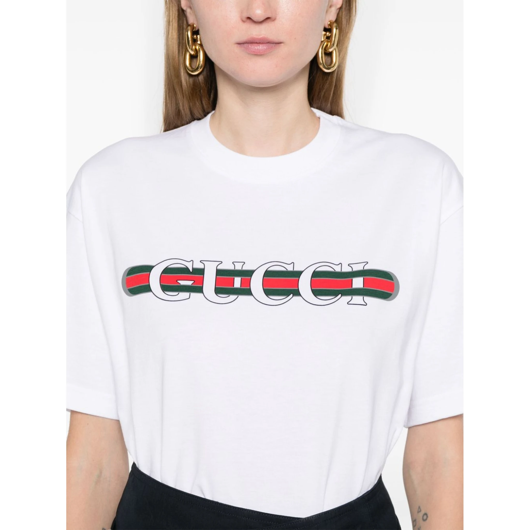 T-shirt in cotton jersey with logo