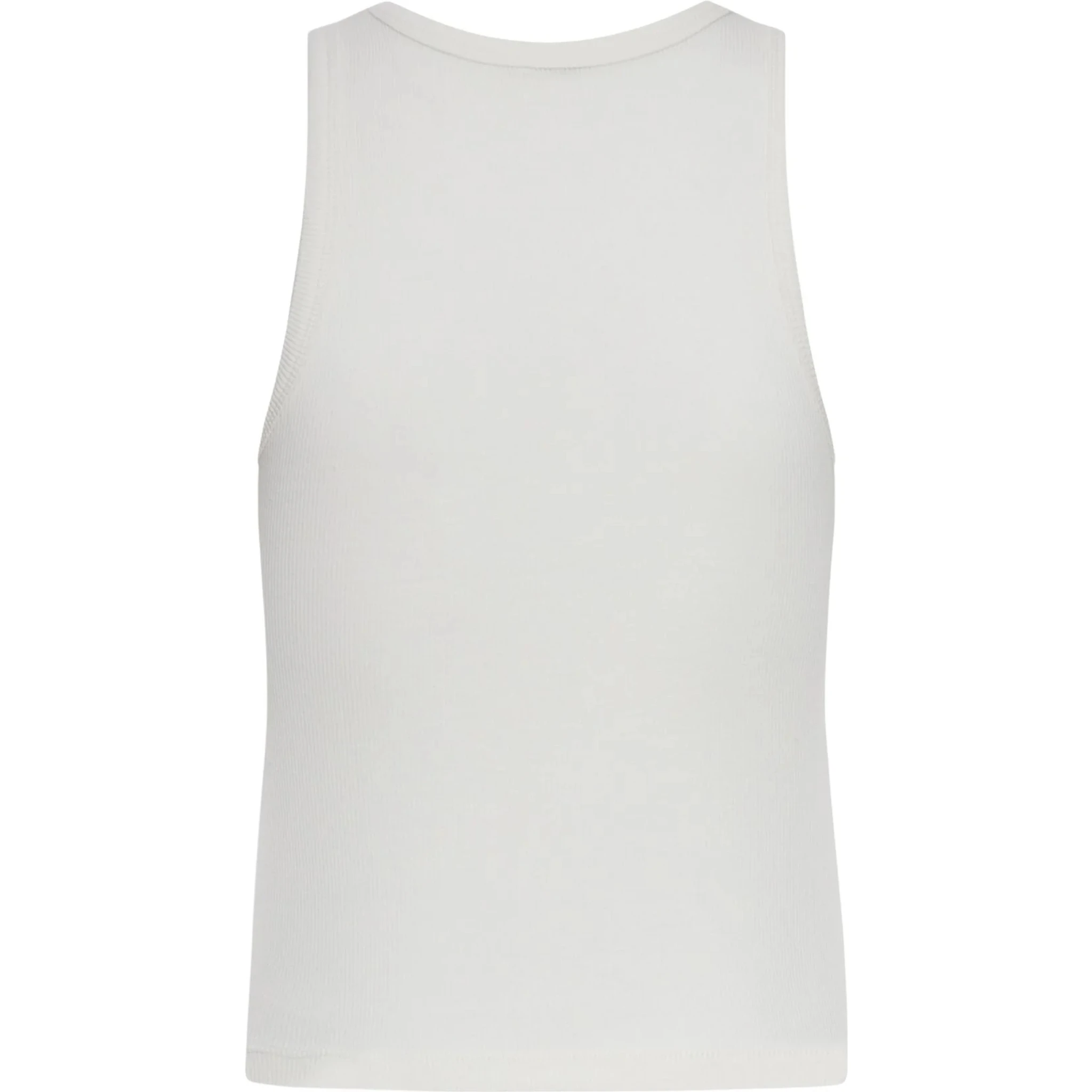 Tank top in silk and cotton