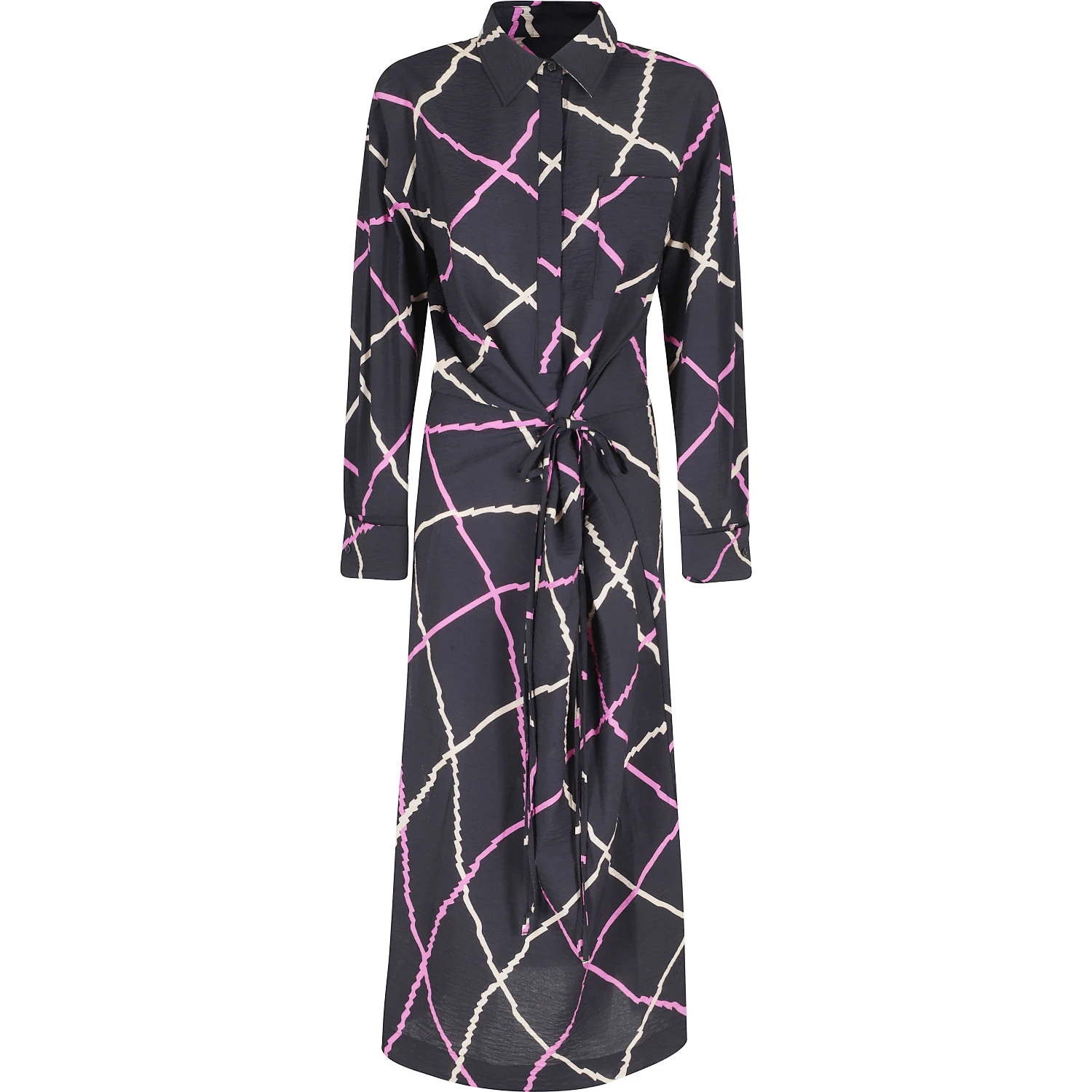 FLOUNCED DRESS